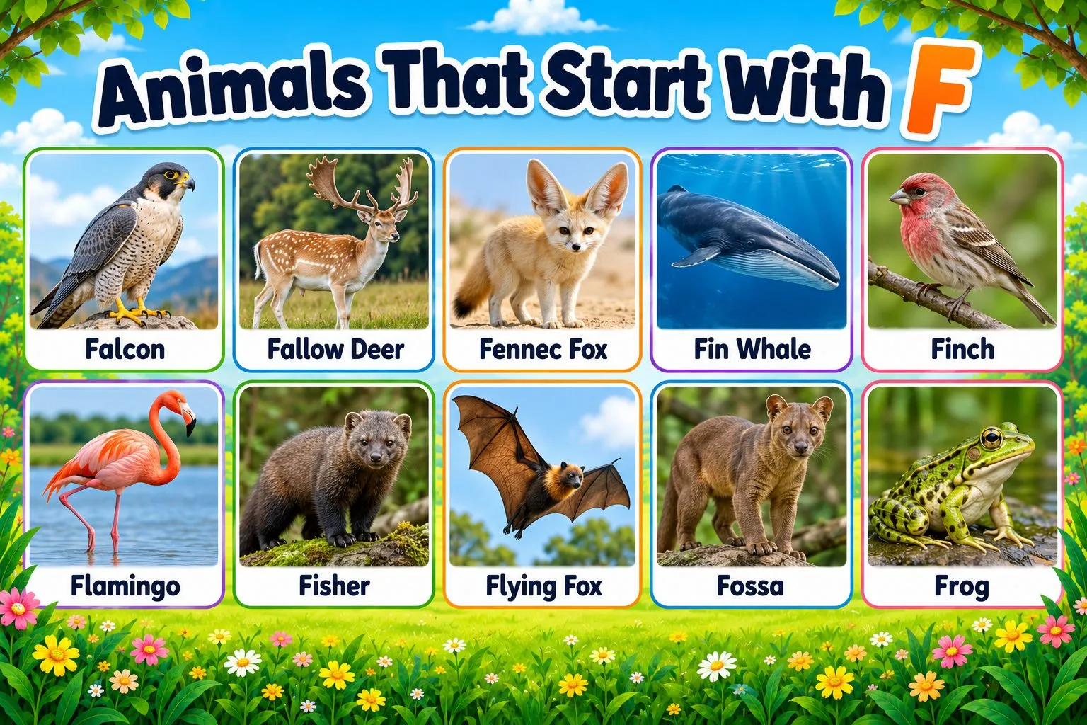 Animals That Start With F: Names, Types and Verified Facts