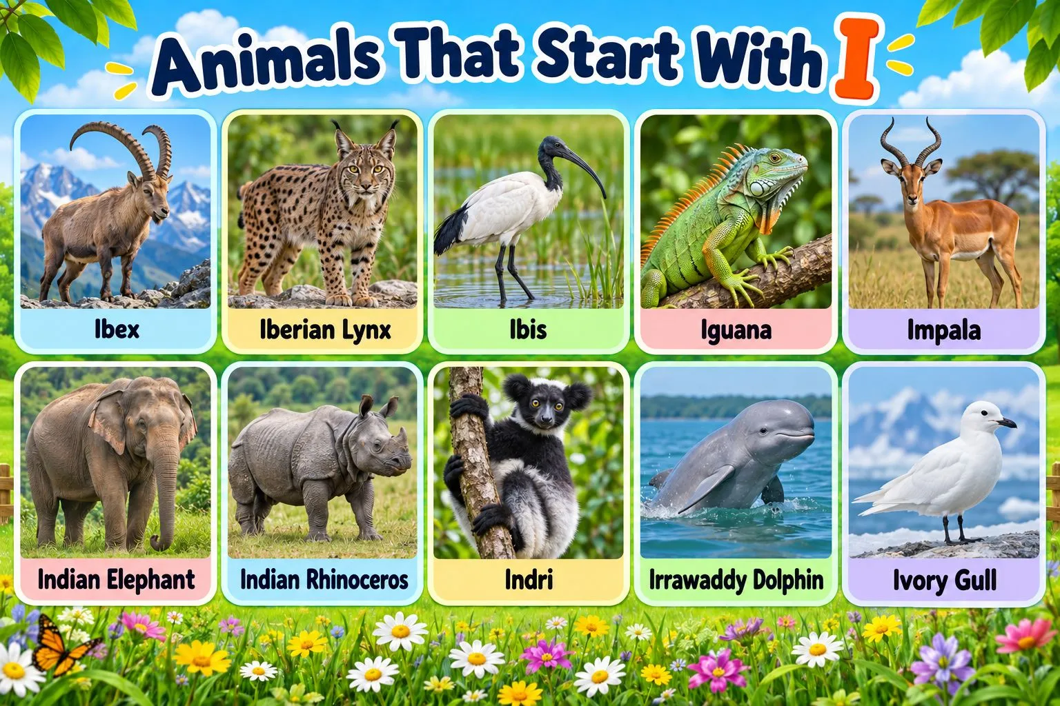 animals that begin with i