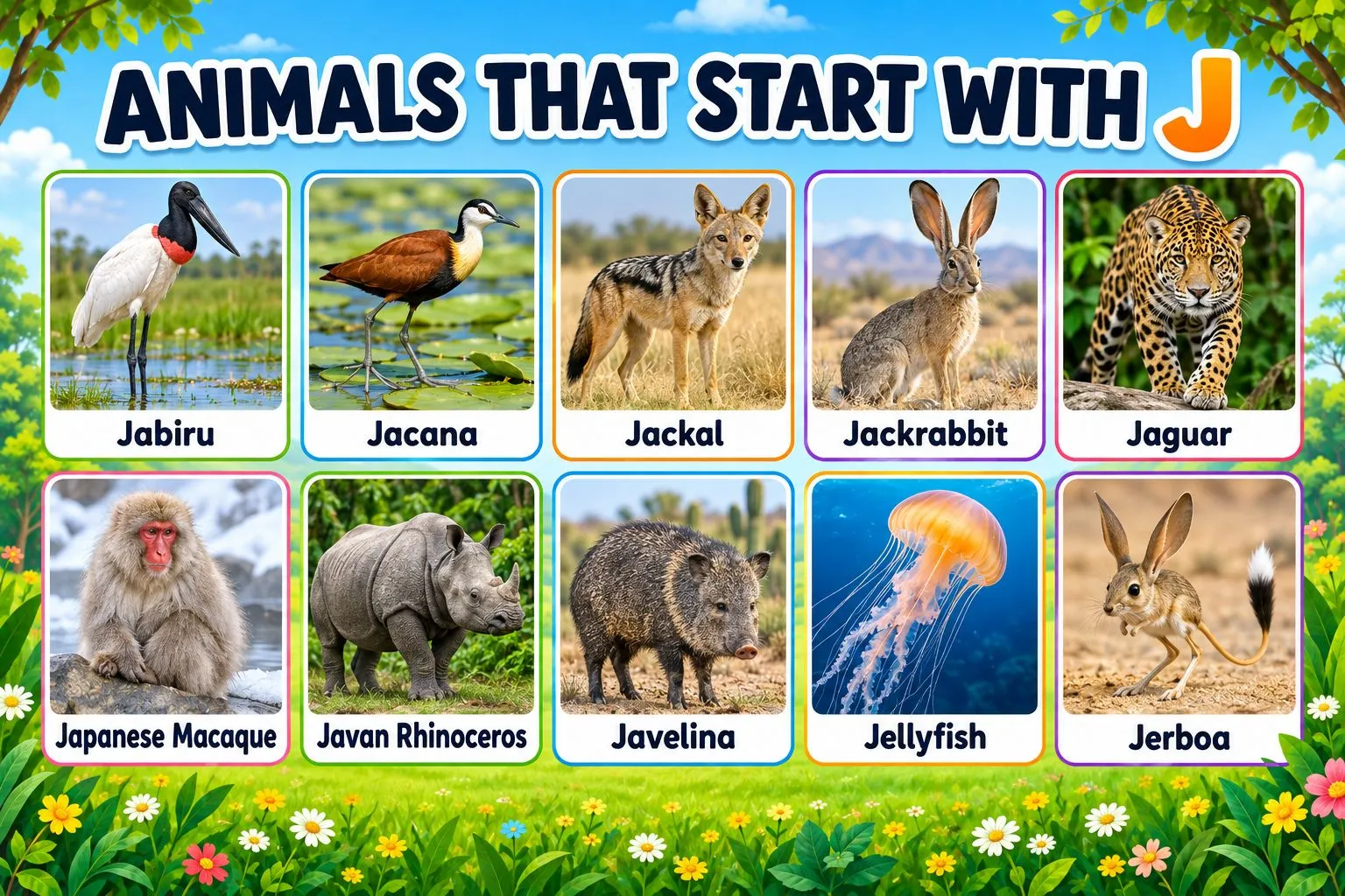 Animals That Start With J: Names, Types, and Verified Facts