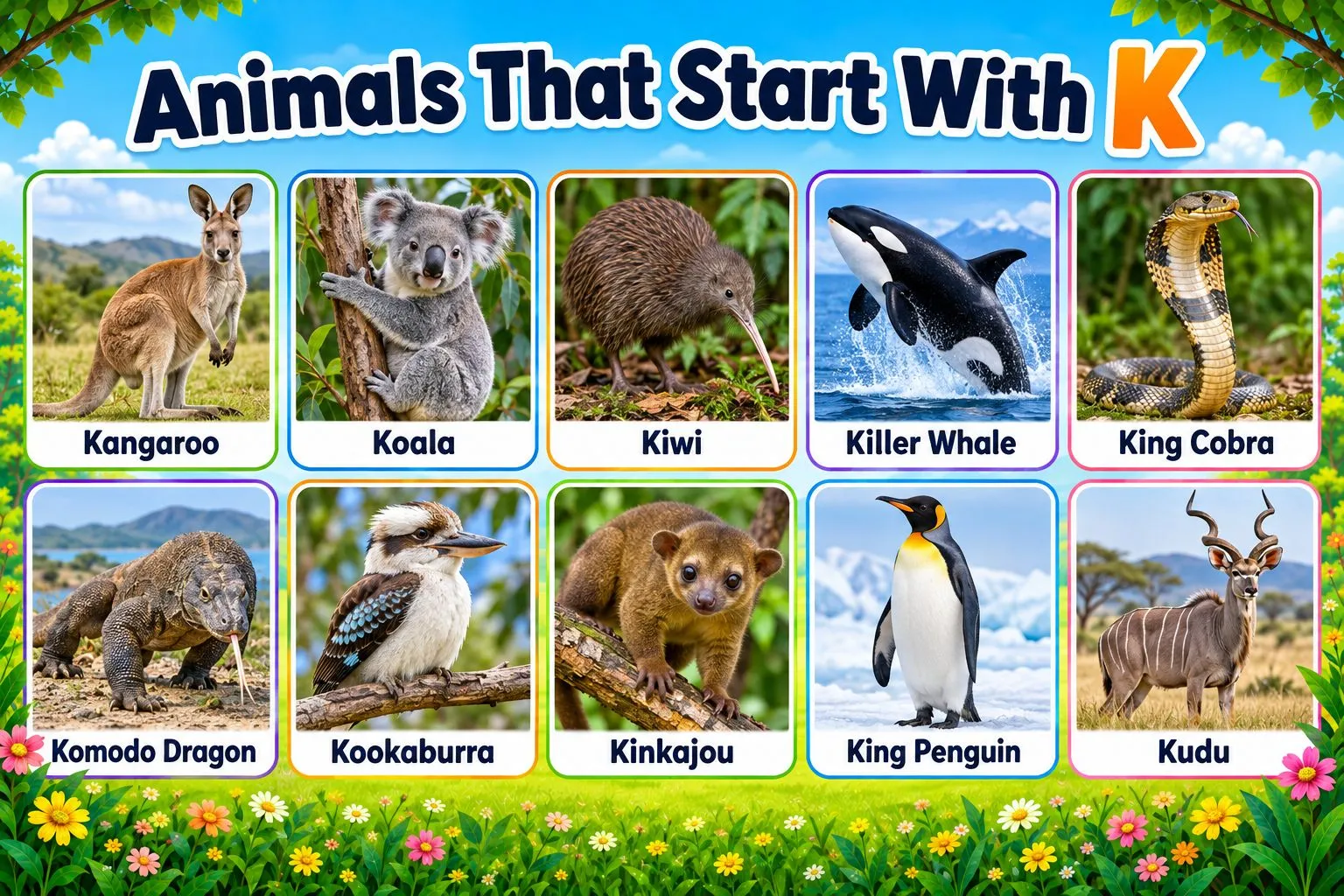 Animals That Start With K: Names, Types, and Verified Facts