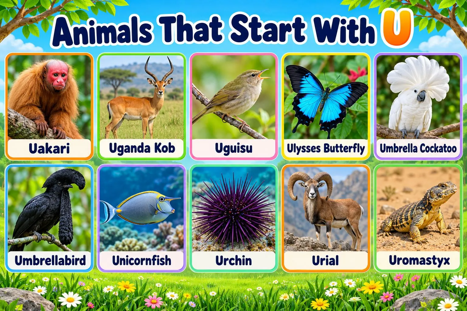 Animals That Start With U: Names, Types and Verified Facts