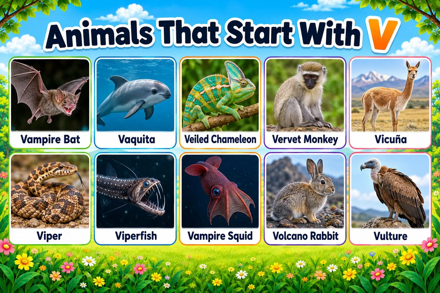 Animals That Start With V: Names, Types and Verified Facts