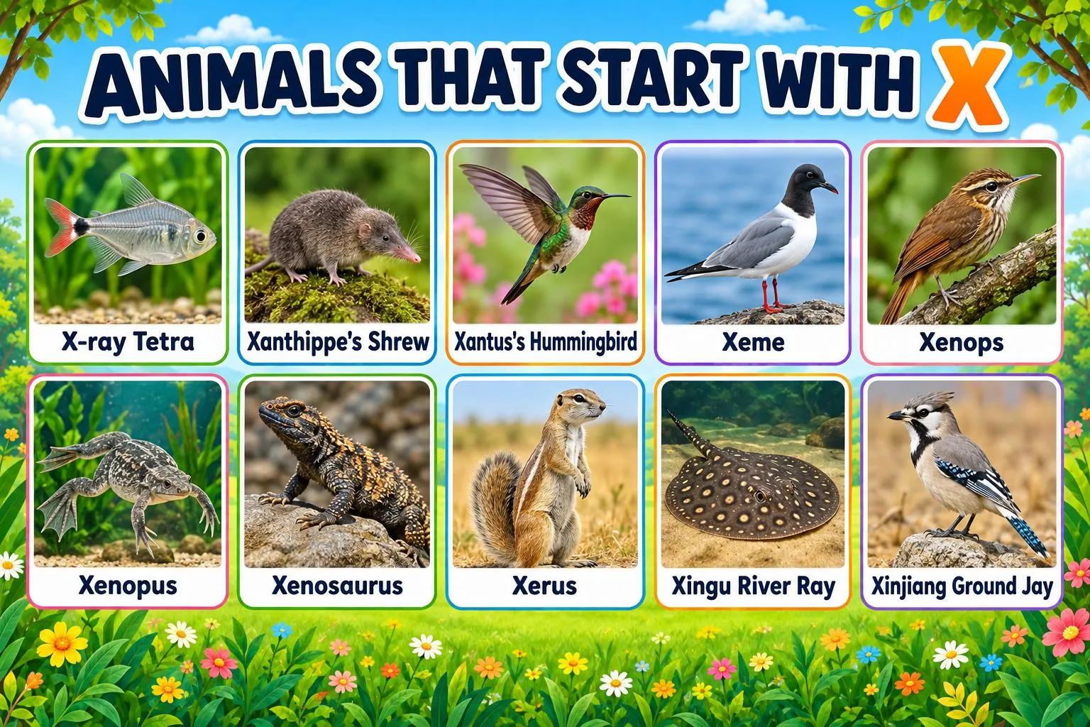 Animals That Start With X: Names, Types and Verified Facts
